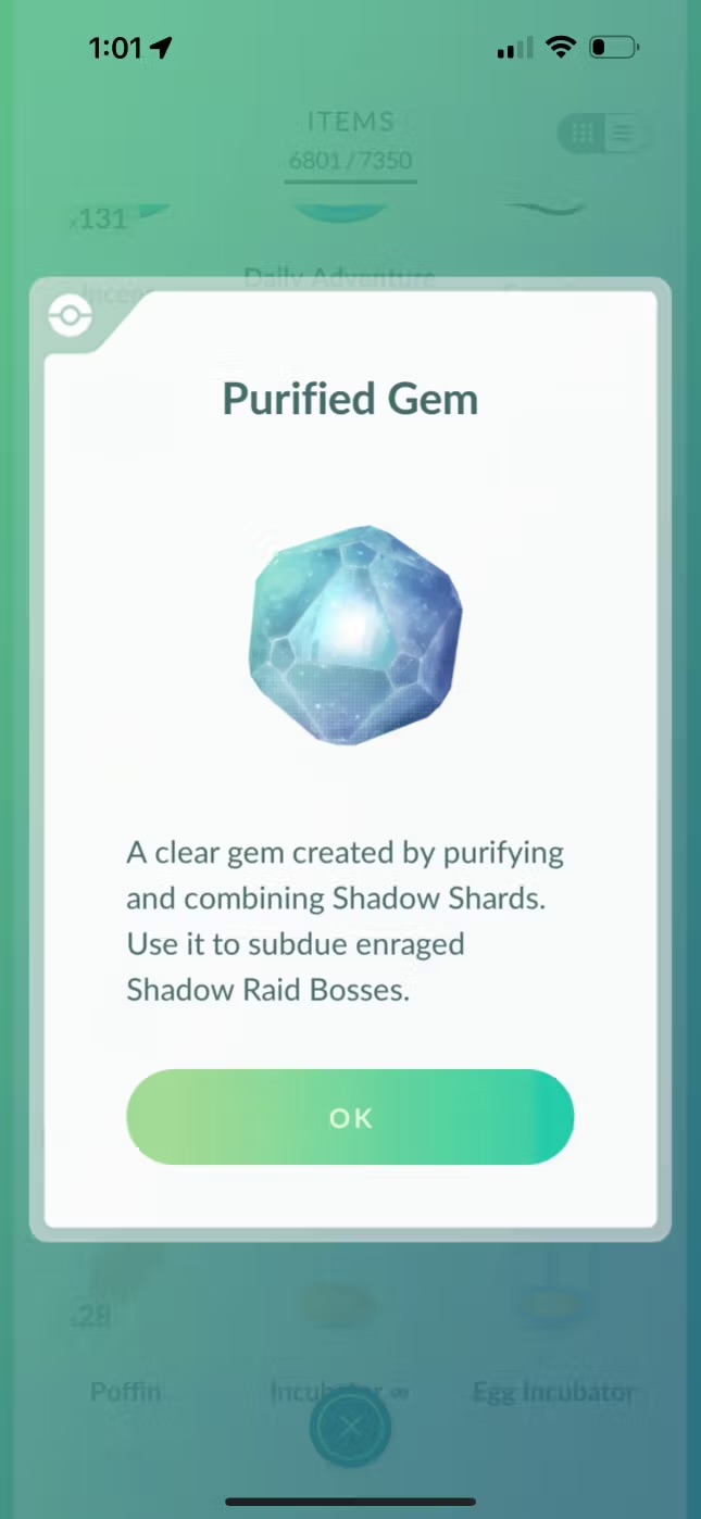 Pokemon GO Purified Gem Blank Meme Template