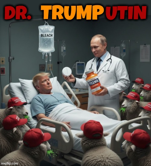 DR. TRUMPUTIN | TRUMP; DR.                    UTIN | image tagged in trump,putin,maga,trumputin,doctor,covid | made w/ Imgflip meme maker