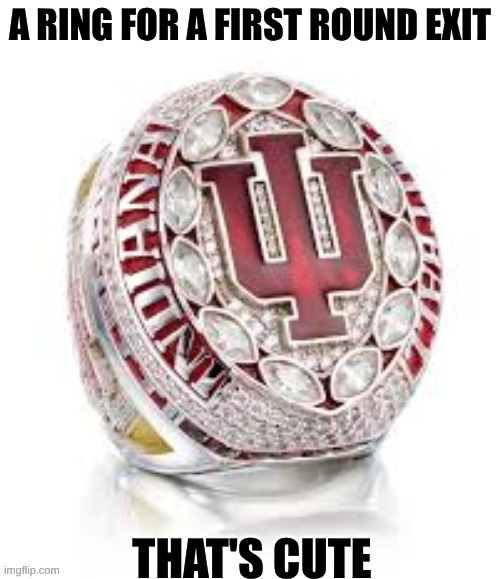 indiana notre dame meme | image tagged in memes,college football,football,notre dame,indiana,sports | made w/ Imgflip meme maker