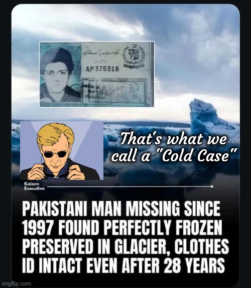 YEEEAAAAAAAA ! | That's what we call a "Cold Case" | image tagged in snowman,well yes but actually no,csi miaml,horatio,ice cube | made w/ Imgflip meme maker