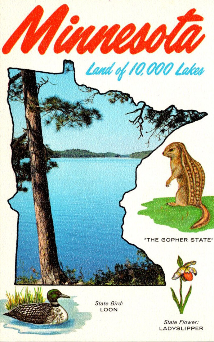 Minnesota Land of 10,000 Lakes Blank Meme Template
