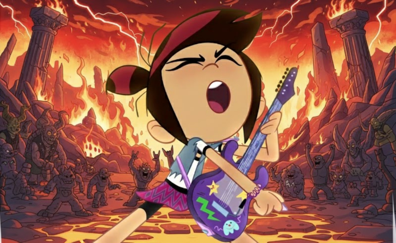 Underworld Rocker Molly McGee Blank Meme Template