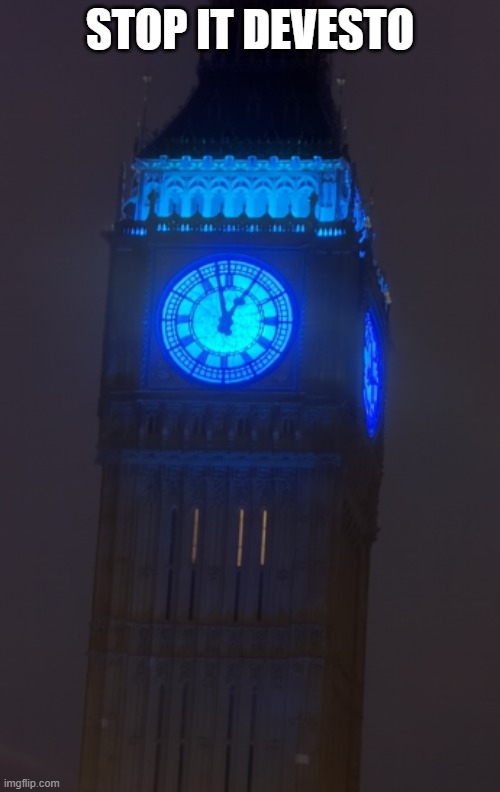 the queen is rebooting | STOP IT DEVESTO | image tagged in the queen is rebooting | made w/ Imgflip meme maker