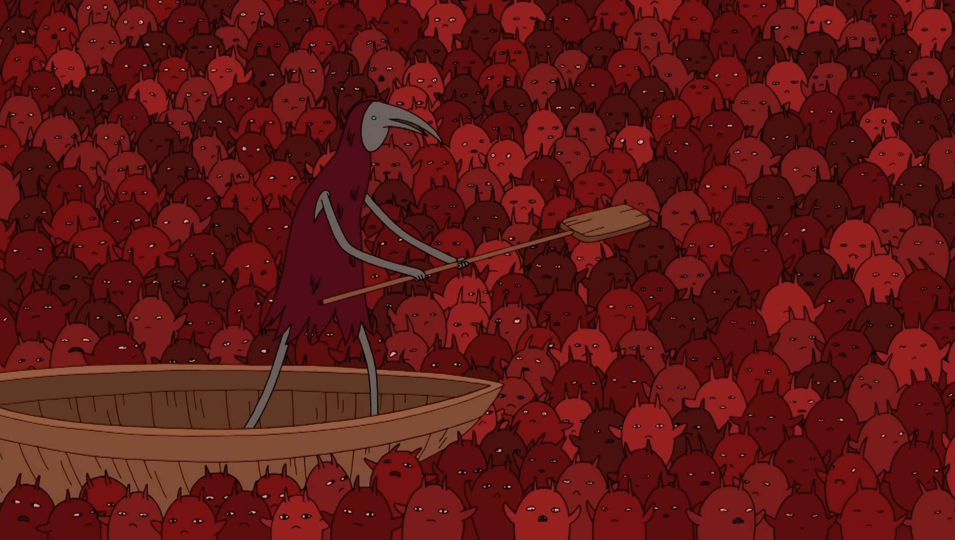 Queue in hell Blank Meme Template