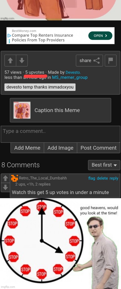 image tagged in good heavens would you look at the time | made w/ Imgflip meme maker