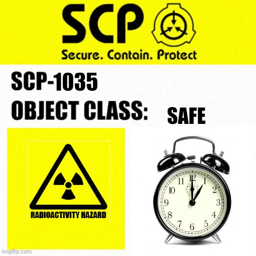 SCP-1035 Blank Meme Template