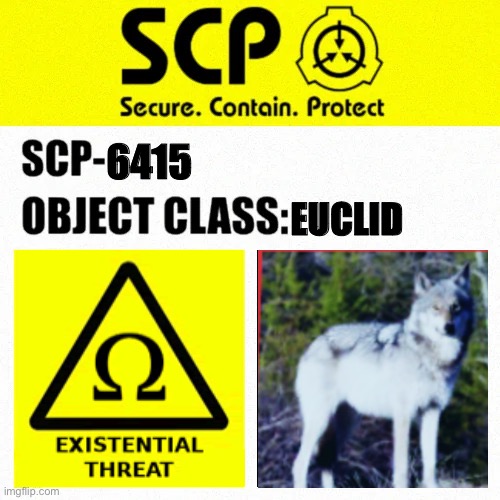SCP-6415 Blank Meme Template