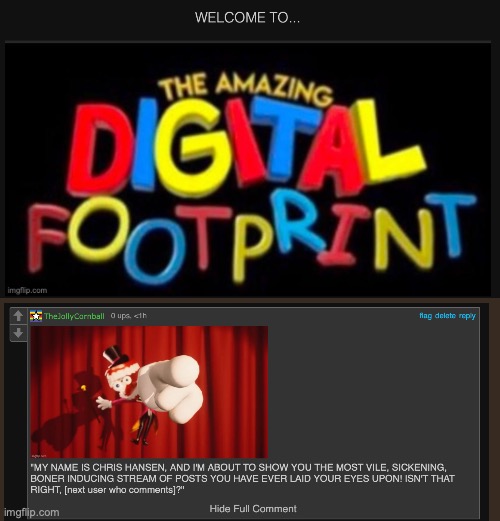 I know that ts should go into role-play or something but it was too funny not to post | made w/ Imgflip meme maker