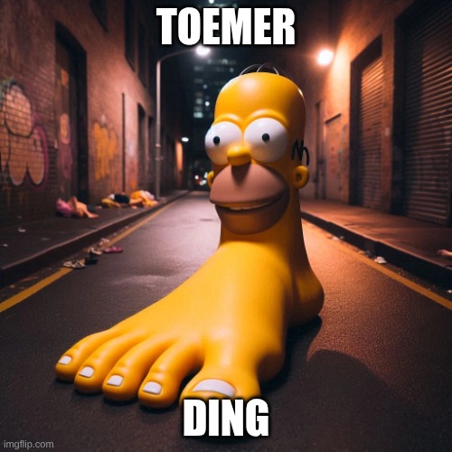 TOEMER | TOEMER; DING | image tagged in toemer | made w/ Imgflip meme maker