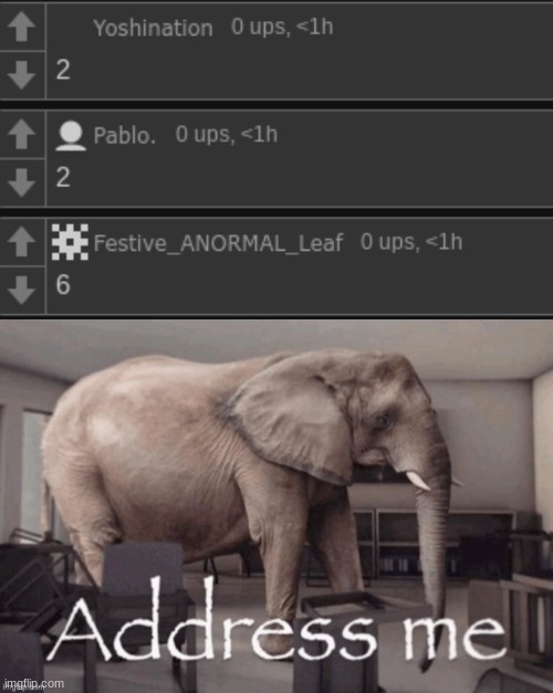 pause who let pablo back in | image tagged in address me | made w/ Imgflip meme maker