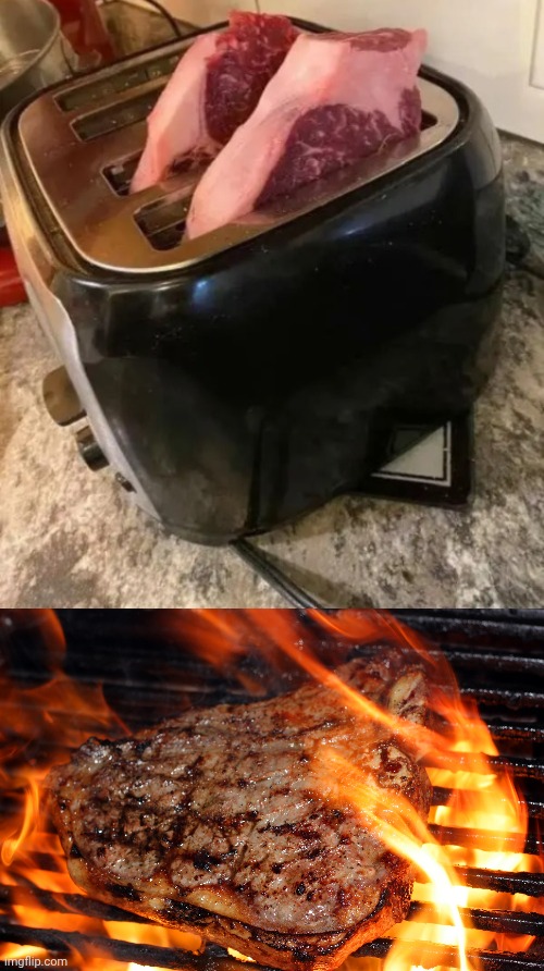 Steak toast | image tagged in steak | made w/ Imgflip meme maker
