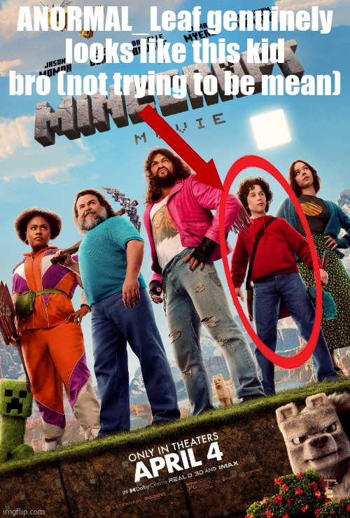 i saw the photo while scrolling through the rareinsults stream and i can't unsee the similarity now | ANORMAL_Leaf genuinely looks like this kid bro (not trying to be mean) | made w/ Imgflip meme maker