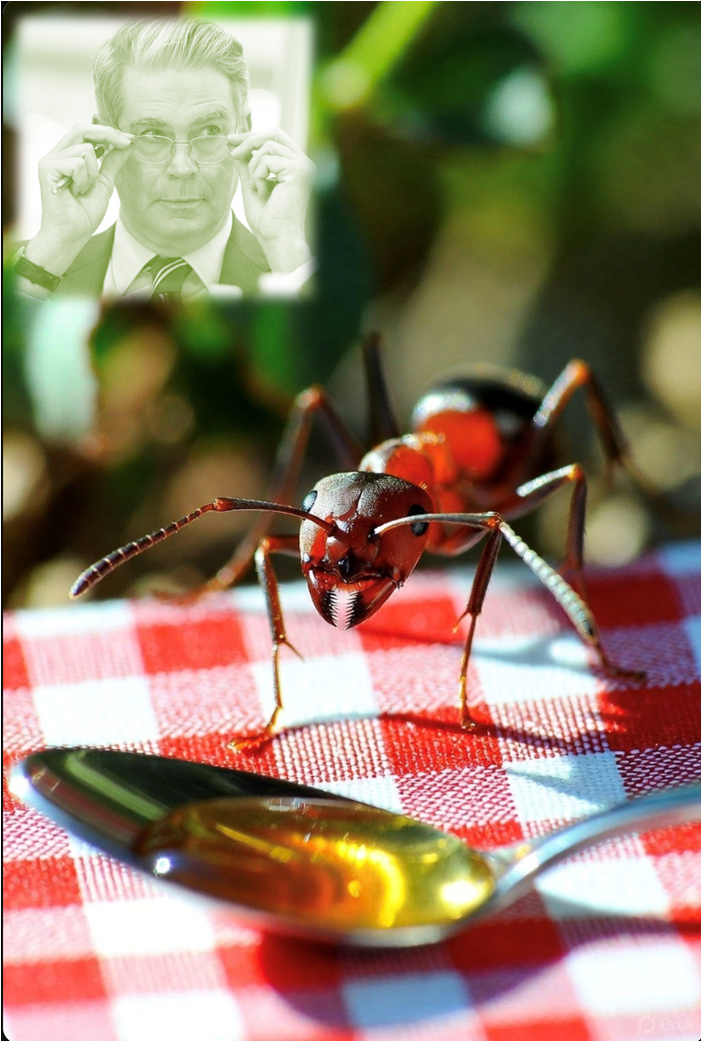 ant + honey + scott bessent Blank Meme Template