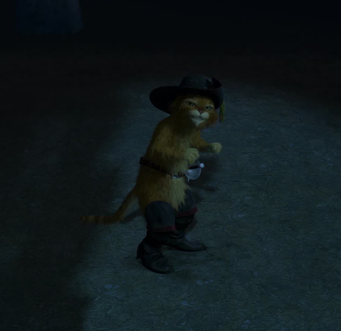 High Quality Puss in boots Blank Meme Template