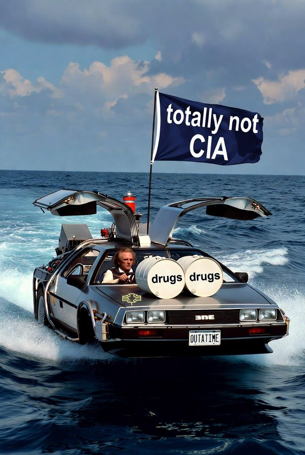 CIA speedboat Blank Meme Template