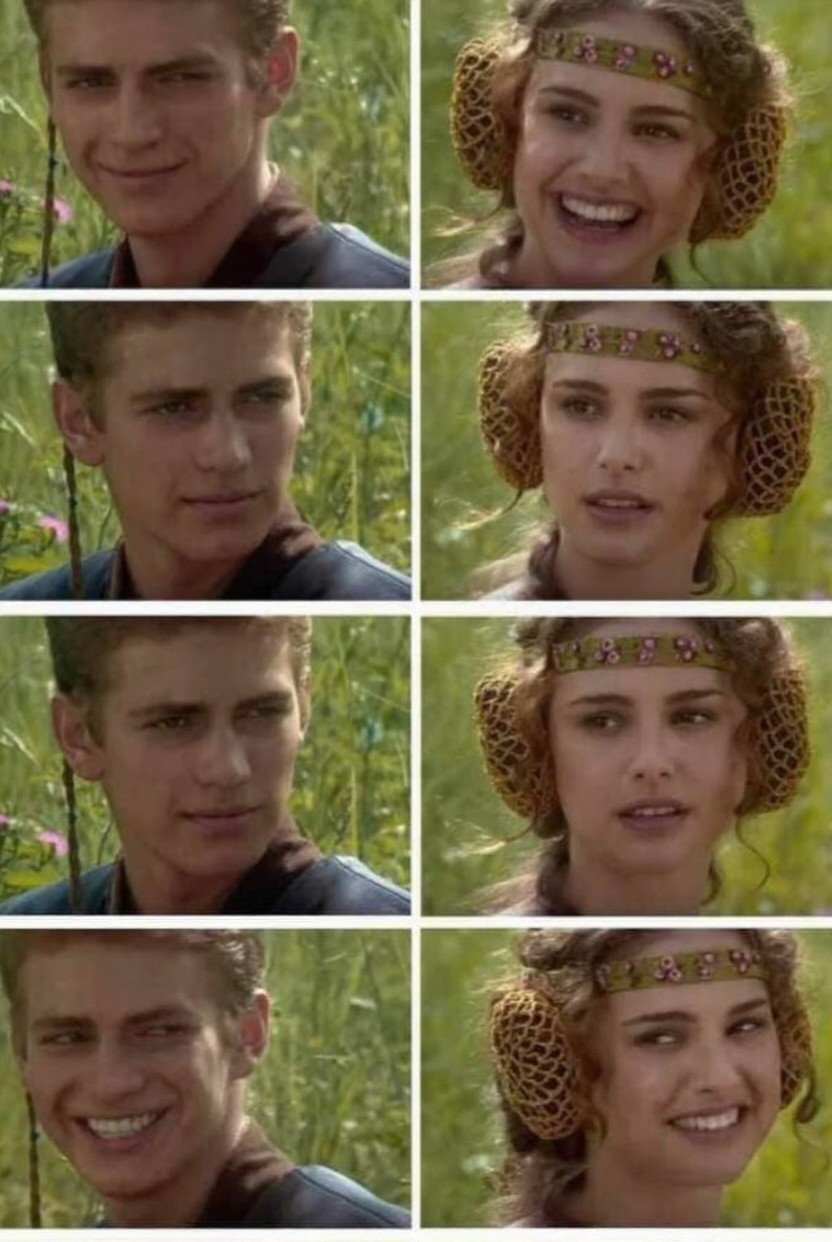 For the better right ? 6 panels Blank Meme Template