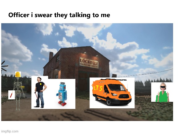 officer i swear they were talking to me but teardown | image tagged in blank white template,teardown | made w/ Imgflip meme maker