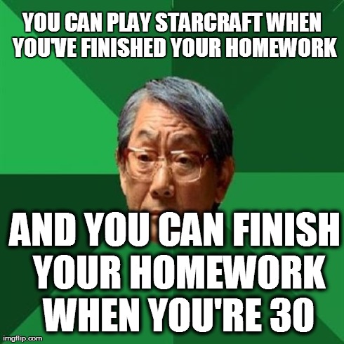 asian dad do your homework