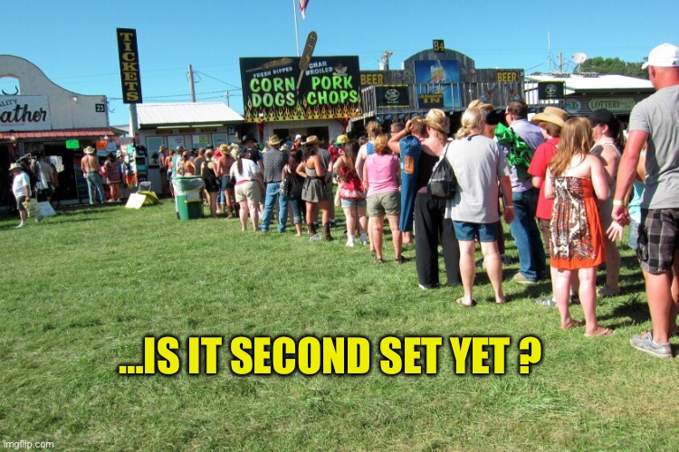 …IS IT SECOND SET YET ? | made w/ Imgflip meme maker