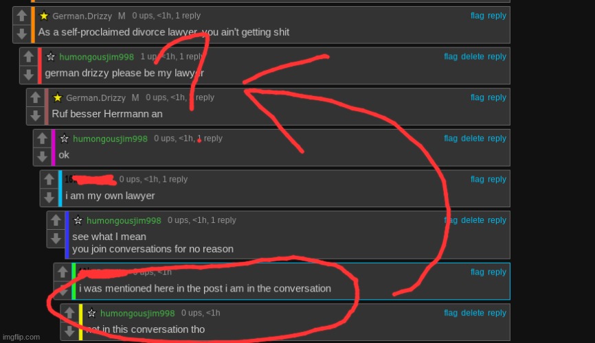 mentioned where | made w/ Imgflip meme maker