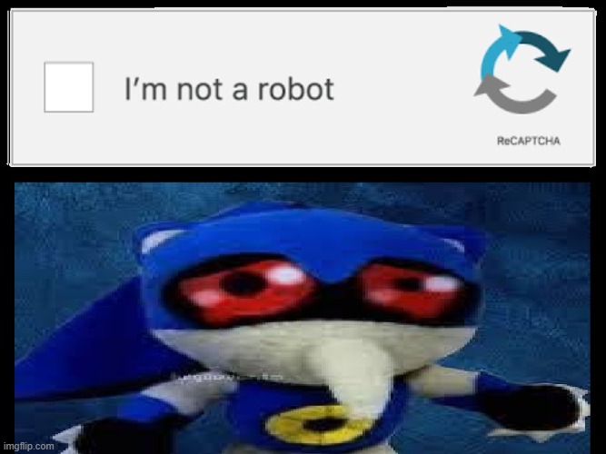 bootleg metal sonic | image tagged in metal,sonic,meme | made w/ Imgflip meme maker
