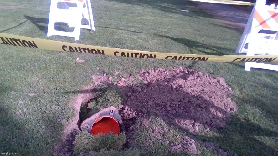 Better quality sinkhole image | made w/ Imgflip meme maker