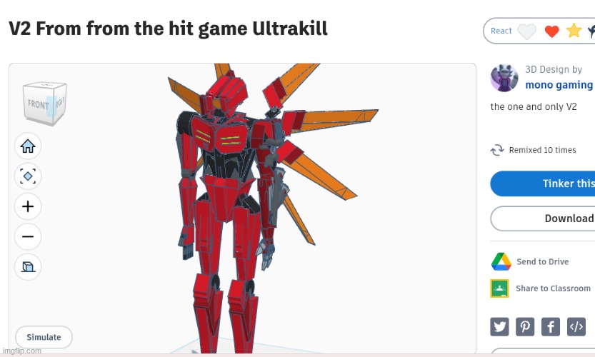 v2 from uhm uhhhh ultimiate die ? | made w/ Imgflip meme maker