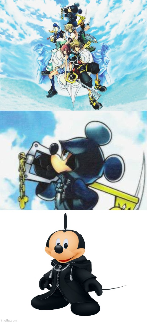 image tagged in kingdom hearts,mickey mouse | made w/ Imgflip meme maker