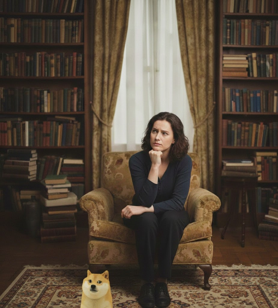 Thinking woman Blank Meme Template