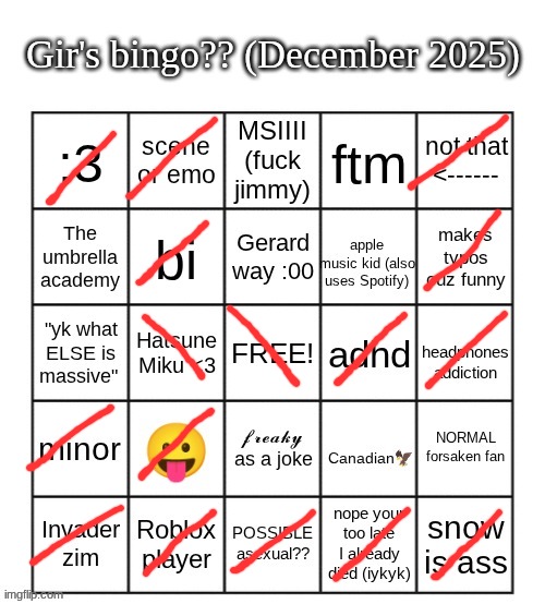 Yippee | image tagged in gir bingo december 2025 | made w/ Imgflip meme maker