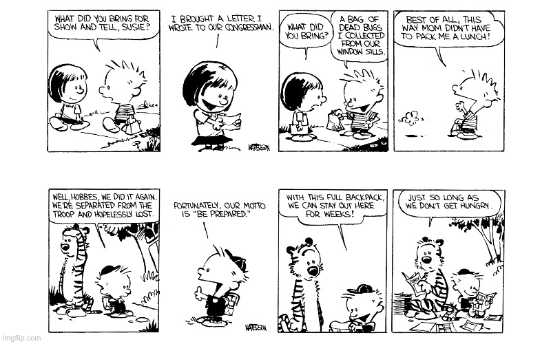 image tagged in calvin and hobbes,comics | made w/ Imgflip meme maker