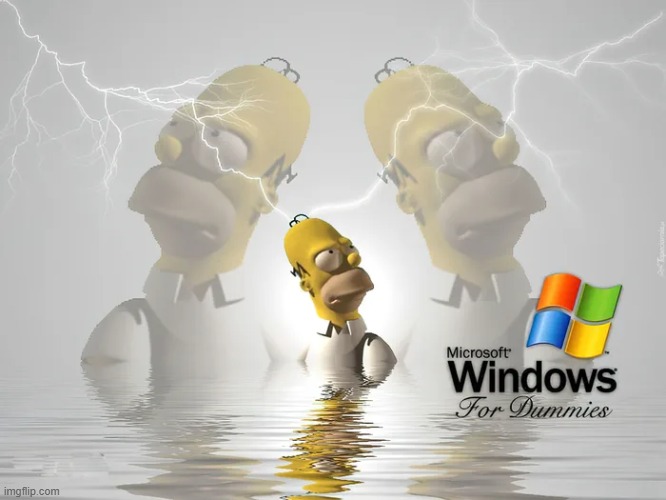 Homer on your windows wallpaper | made w/ Imgflip meme maker
