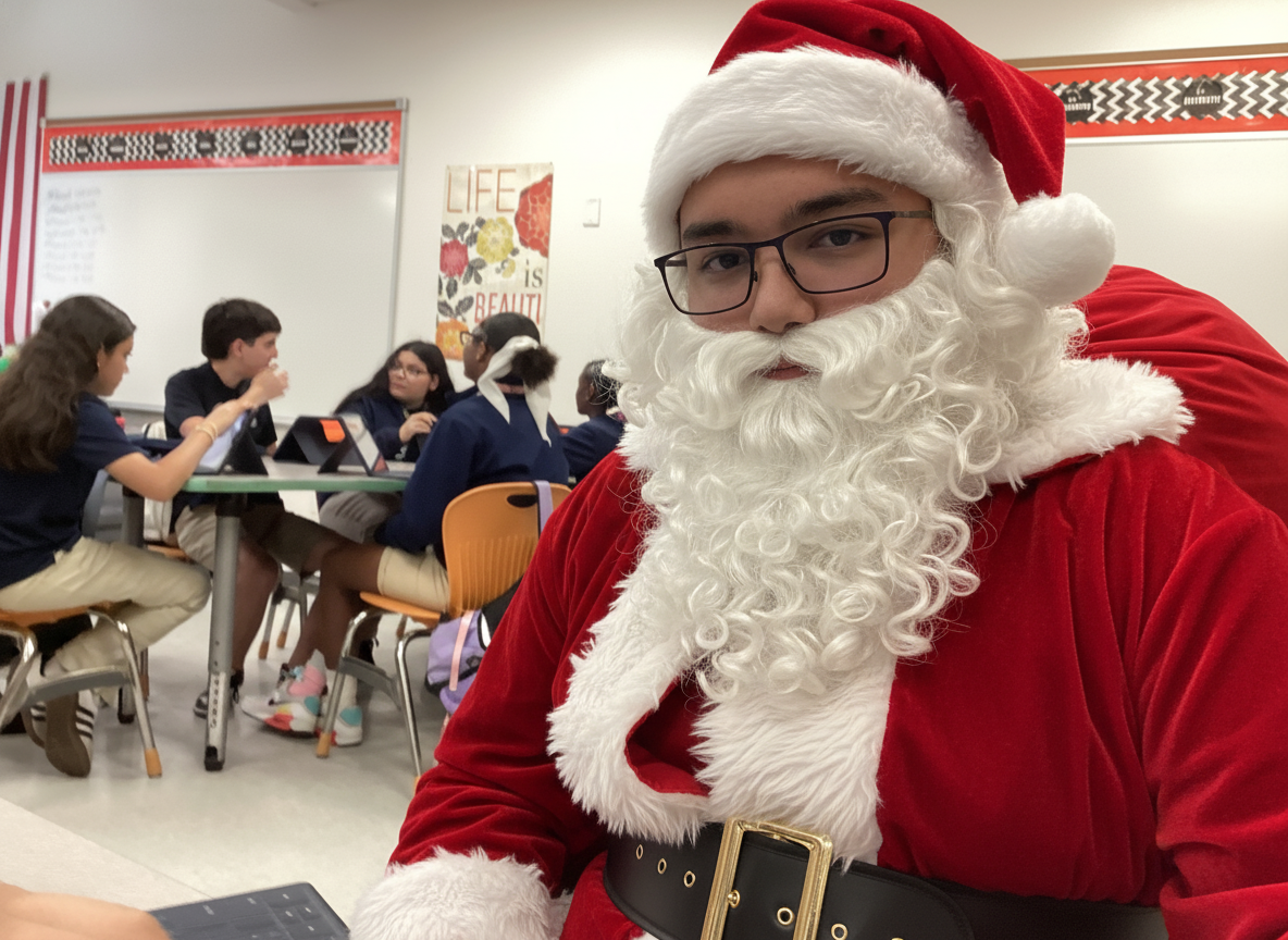 Goofy Ahh Santa Blank Meme Template