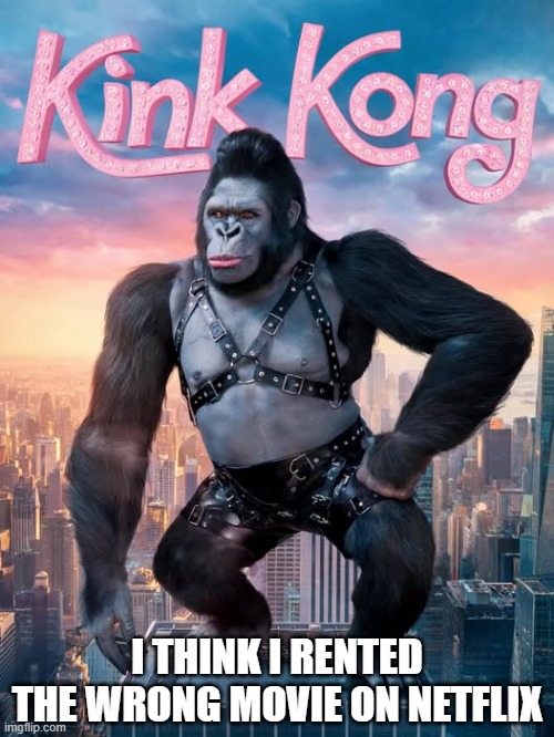Wrong Movie | I THINK I RENTED THE WRONG MOVIE ON NETFLIX | image tagged in sex jokes | made w/ Imgflip meme maker