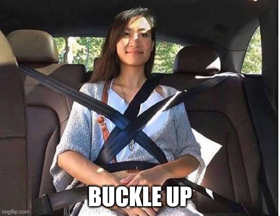 Buckle up | BUCKLE UP | image tagged in buckle up | made w/ Imgflip meme maker