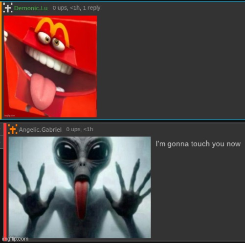 why would Angelic.Gabriel say this? is he stupid?? | made w/ Imgflip meme maker