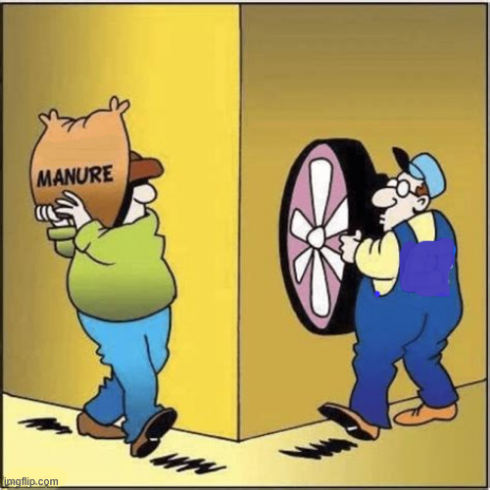 shit hits the fan Blank Meme Template