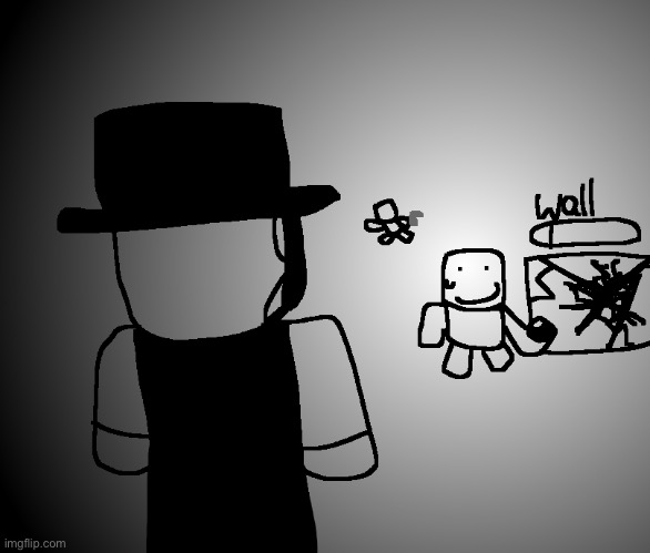 artful mains when they catch you breaking a wall | made w/ Imgflip meme maker