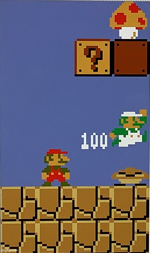 pixel art i made in my graphic design class today | made w/ Imgflip meme maker