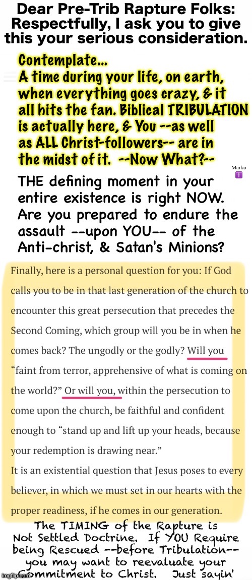 Are YOU All-In?  Or, would You take the Mark?   Prepare Your Mind NOW | Marko ✝️ | image tagged in memes,end times,no 2nd chance after taking 666,come what may,i am with christ,how about you | made w/ Imgflip meme maker