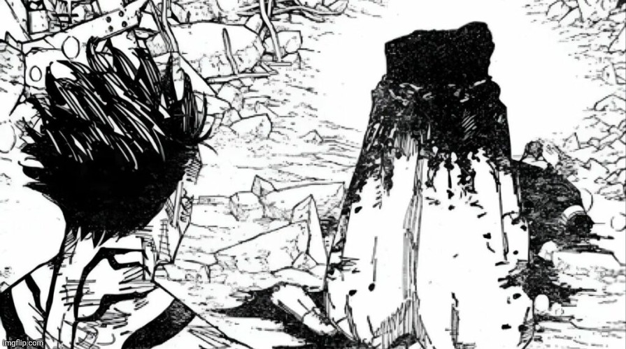 image tagged in gojo dead | made w/ Imgflip meme maker