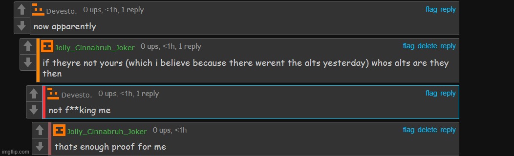 there wasnt any alts yesterday | made w/ Imgflip meme maker