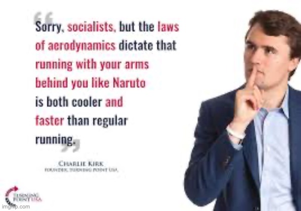 thank you Charlie Kirk | made w/ Imgflip meme maker