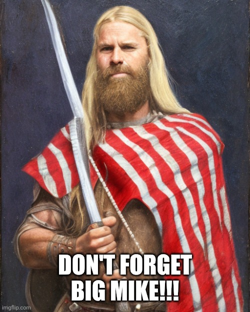 The New Standard Dammit! | DON'T FORGET BIG MIKE!!! | image tagged in the new standard dammit | made w/ Imgflip meme maker