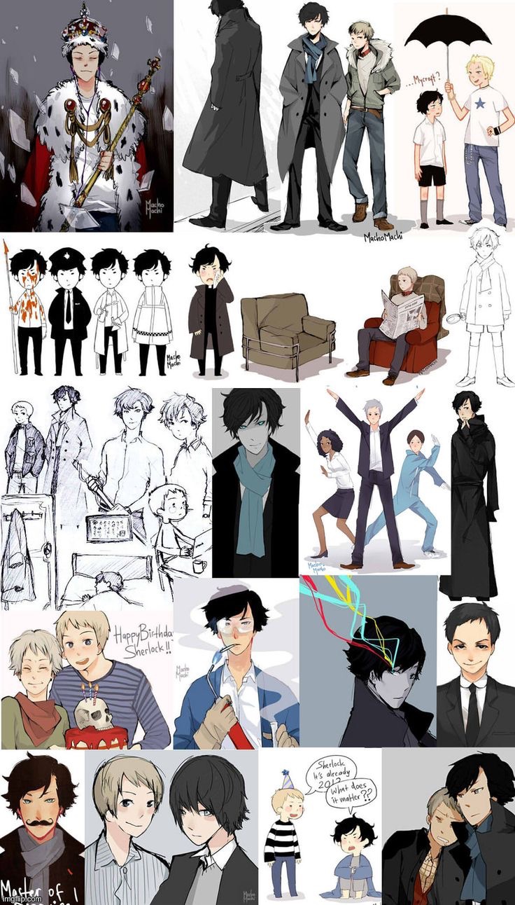 Collection of some cool asf fanart I found | image tagged in bbc sherlock | made w/ Imgflip meme maker