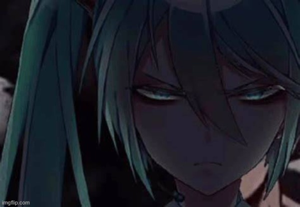 mad miku :3 | image tagged in mad miku 3 | made w/ Imgflip meme maker