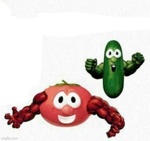 veggietales muscle | image tagged in veggietales muscle | made w/ Imgflip meme maker