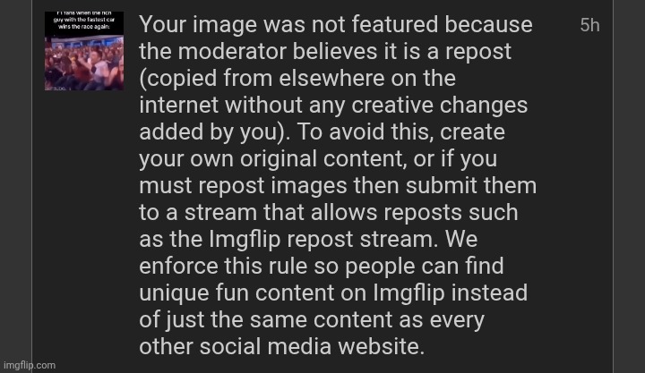 holy bro ts so long on a slim device. Also why is the stream playing free-for-all against other users | made w/ Imgflip meme maker