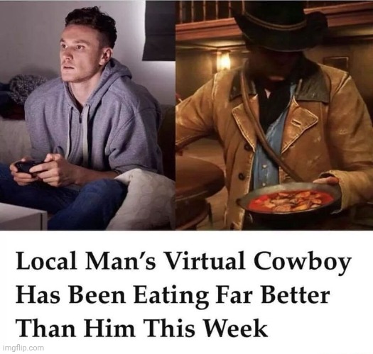 news for the employed | image tagged in red dead | made w/ Imgflip meme maker