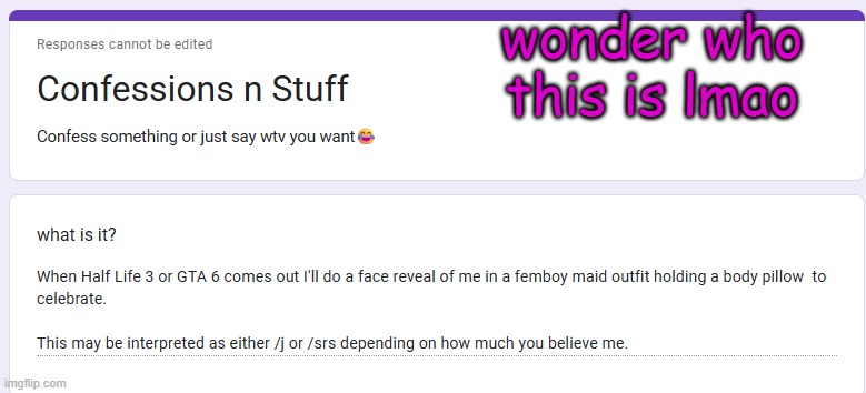 wonder who this is lmao | made w/ Imgflip meme maker